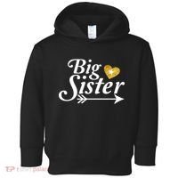 Big Sister Arrow Gold Heart Toddler Hoodie thumb 0