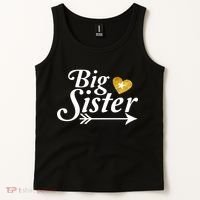 Big Sister Arrow Gold Heart Tank Top thumb 2
