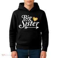 Big Sister Arrow Gold Heart Kids Hoodie thumb 4