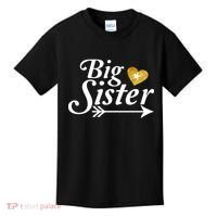 Big Sister Arrow Gold Heart Kids T-Shirt thumb 0