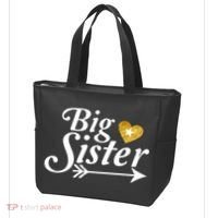 Big Sister Arrow Gold Heart Tote Bag thumb 3