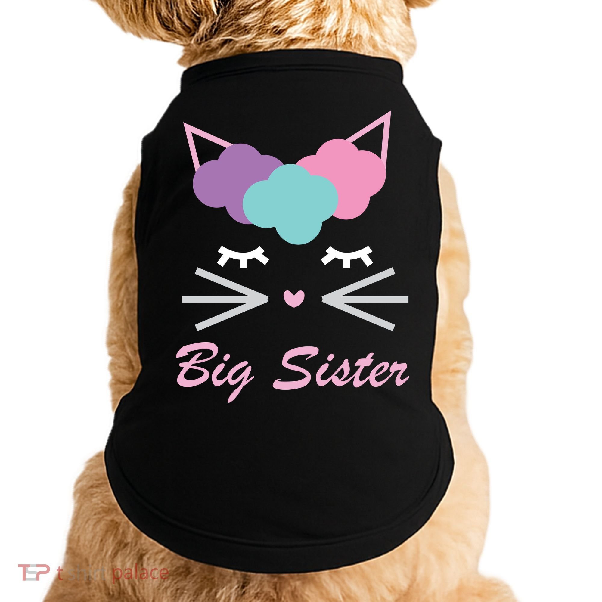 Big Sister Cute Cat Doggie Tank