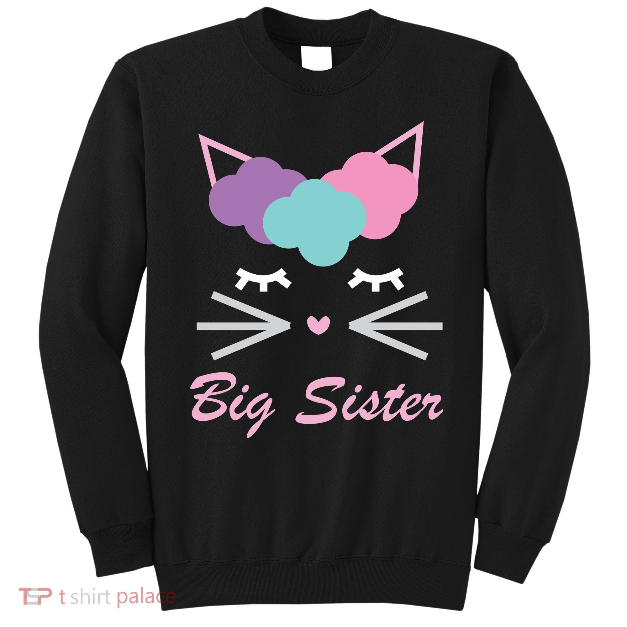 Big Sister Cute Cat Sweatshirt