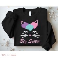 Big Sister Cute Cat Sweatshirt thumb 2