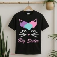 Big Sister Cute Cat T-Shirt thumb 2