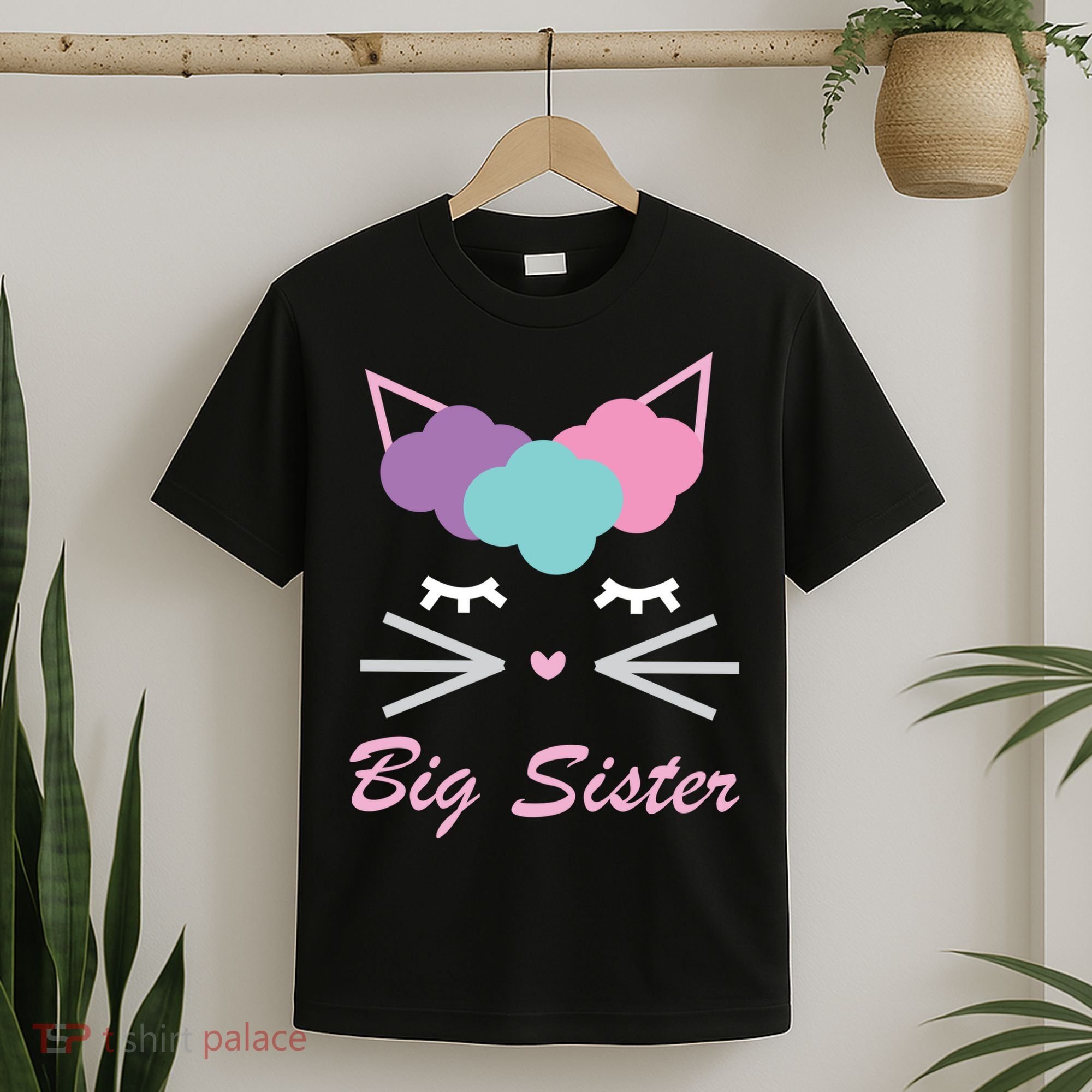 Big Sister Cute Cat T-Shirt