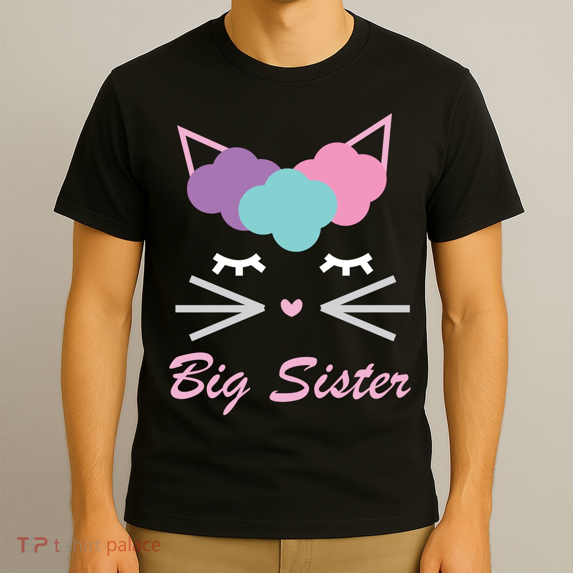 Big Sister Cute Cat T-Shirt