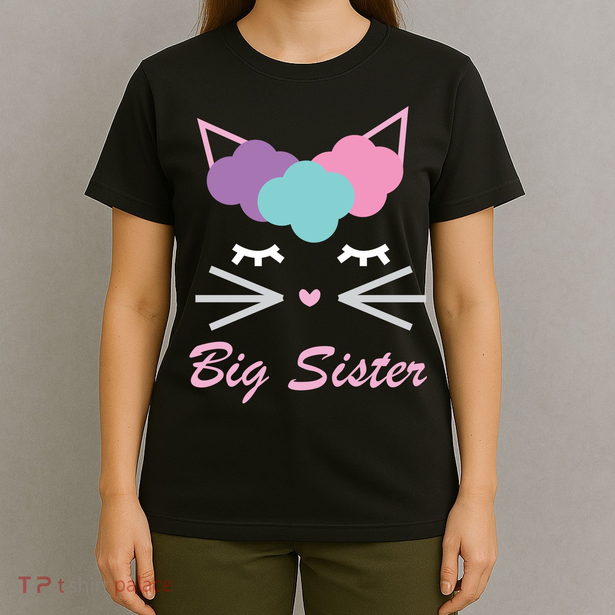 Big Sister Cute Cat T-Shirt