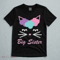 Big Sister Cute Cat T-Shirt thumb 5