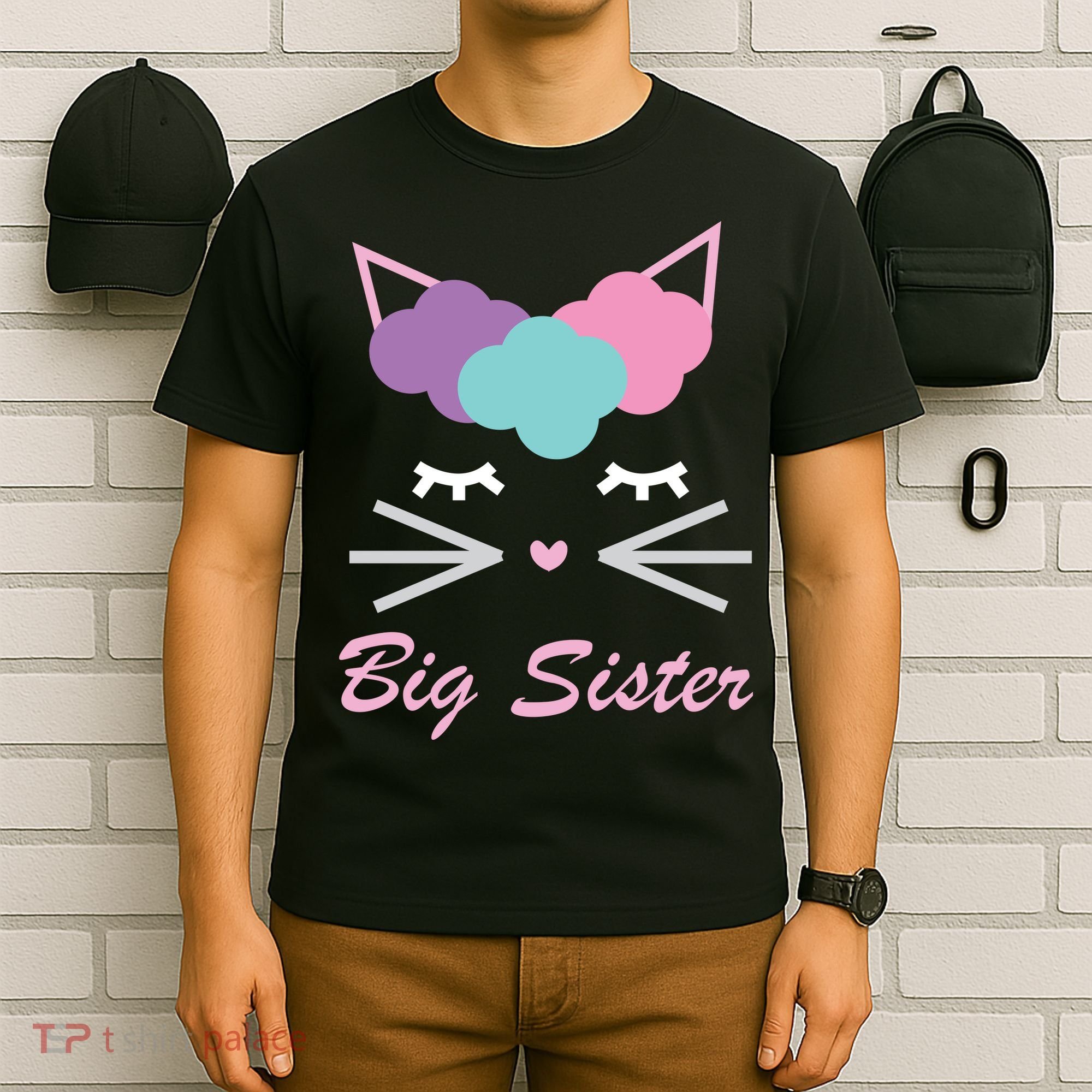 Big Sister Cute Cat T-Shirt