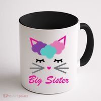 Big Sister Cute Cat Coffee Mug thumb 1