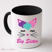 Big Sister Cute Cat Coffee Mug thumb 0