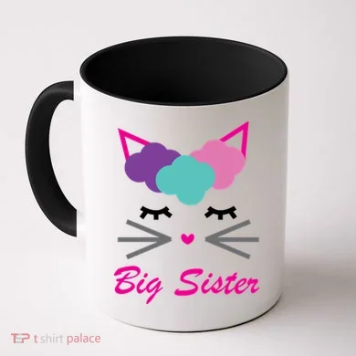 Big Sister Cute Cat Coffee Mug