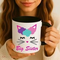 Big Sister Cute Cat Coffee Mug thumb 3