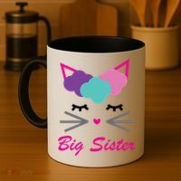 Big Sister Cute Cat Coffee Mug thumb 4