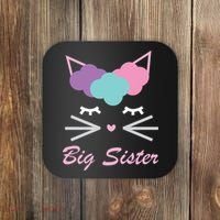 Big Sister Cute Cat Coaster thumb 0