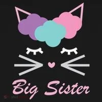 Big Sister Cute Cat Women's Tank Top thumb 5