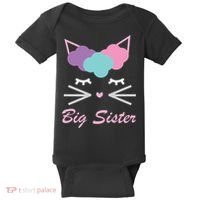 Big Sister Cute Cat Baby Bodysuit thumb 0