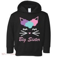 Big Sister Cute Cat Toddler Hoodie thumb 0