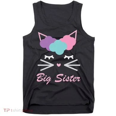 Big Sister Cute Cat Tank Top