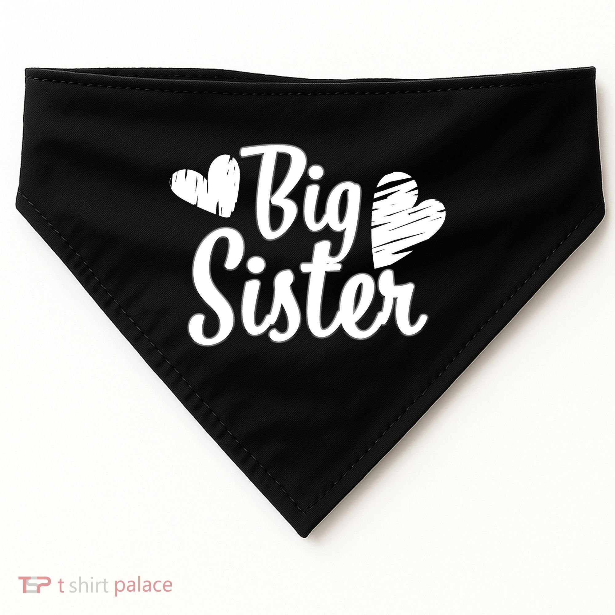 Big Sister Cute Logo USA-Made Doggie Bandana