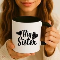 Big Sister Cute Logo Coffee Mug thumb 3