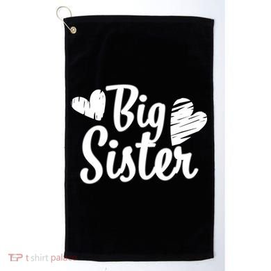 Big Sister Cute Logo Golf Towel