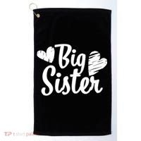 Big Sister Cute Logo Golf Towel thumb 0