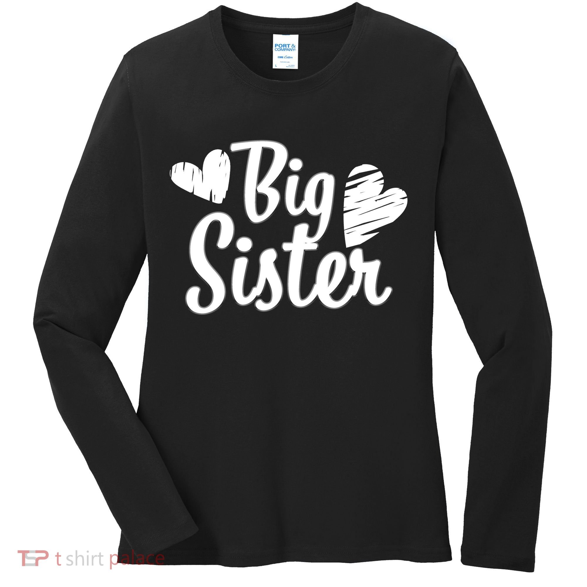 Big Sister Cute Logo Women's Long Sleeve Shirt