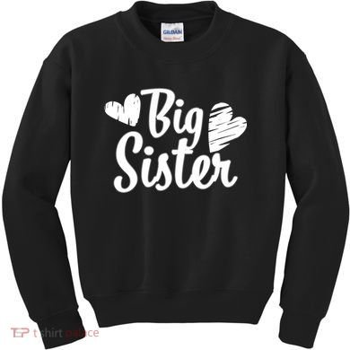 Big Sister Cute Logo Kids Sweatshirt