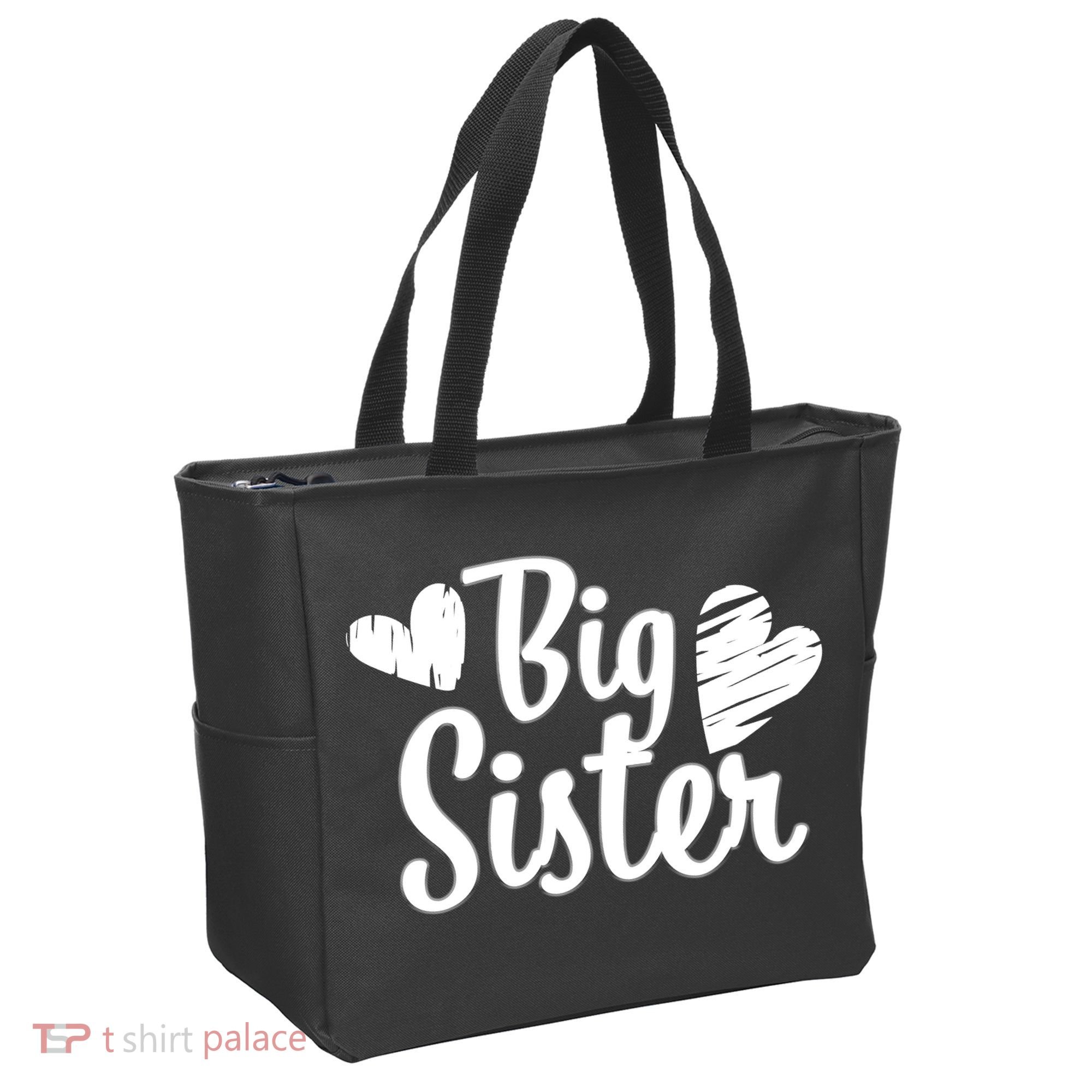 Big Sister Cute Logo Tote Bag