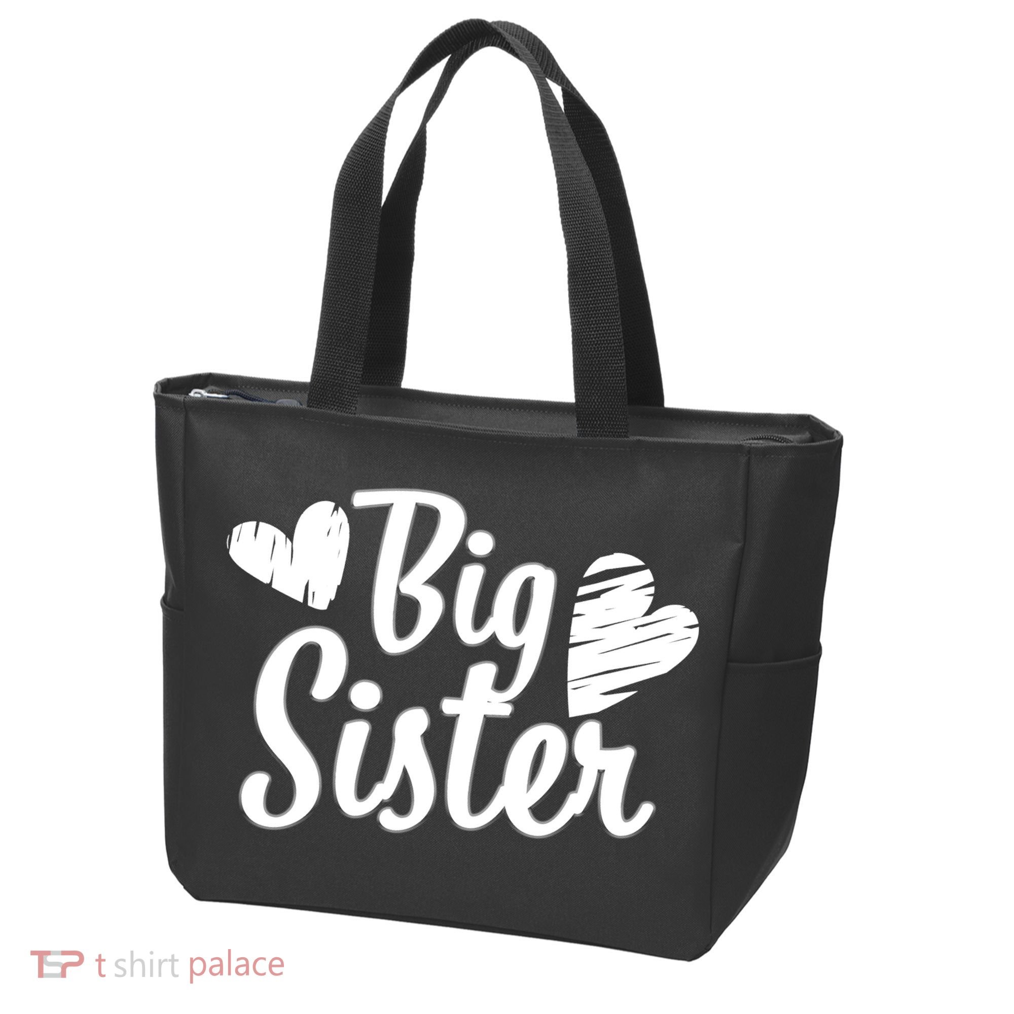 Big Sister Cute Logo Tote Bag