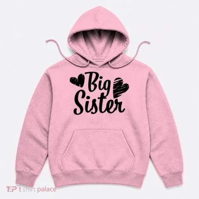 Big Sister Cute Logo Hoodie
