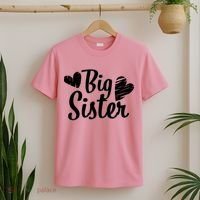 Big Sister Cute Logo T-Shirt thumb 2