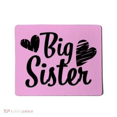 Big Sister Cute Logo Mousepad