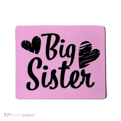 Big Sister Cute Logo Mousepad