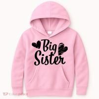 Big Sister Cute Logo Kids Hoodie thumb 0