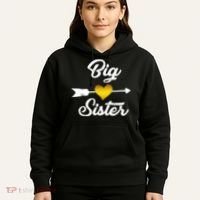 Big Sister Golden Arrow Heart Hoodie thumb 5