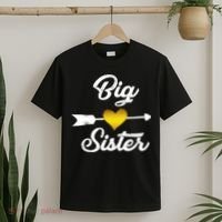 Big Sister Golden Arrow Heart T-Shirt thumb 2