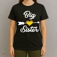 Big Sister Golden Arrow Heart T-Shirt thumb 4