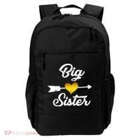 Big Sister Golden Arrow Heart Backpack thumb 0