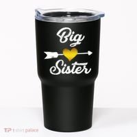 Big Sister Golden Arrow Heart Tumbler thumb 0