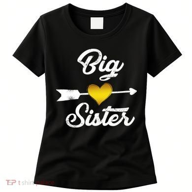 Big Sister Golden Arrow Heart Women's T-Shirt