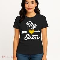 Big Sister Golden Arrow Heart Women's T-Shirt thumb 4