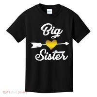 Big Sister Golden Arrow Heart Kids T-Shirt thumb 0