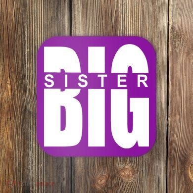 Big Sister Logo Coaster
