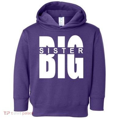 Big Sister Logo Toddler Hoodie