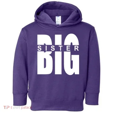 Big Sister Logo Toddler Hoodie