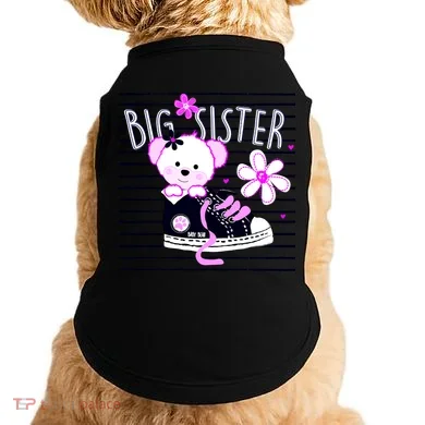 Big Sister Teddy Bear Doggie Tank
