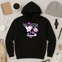 Big Sister Teddy Bear Hoodie thumb 3